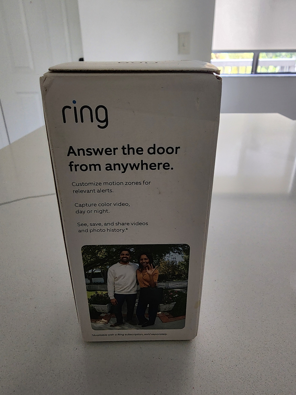 Ring Video Doorbell –Silver And Black
